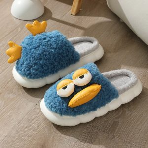 Winter Warm Cute Duck Plush Slippers